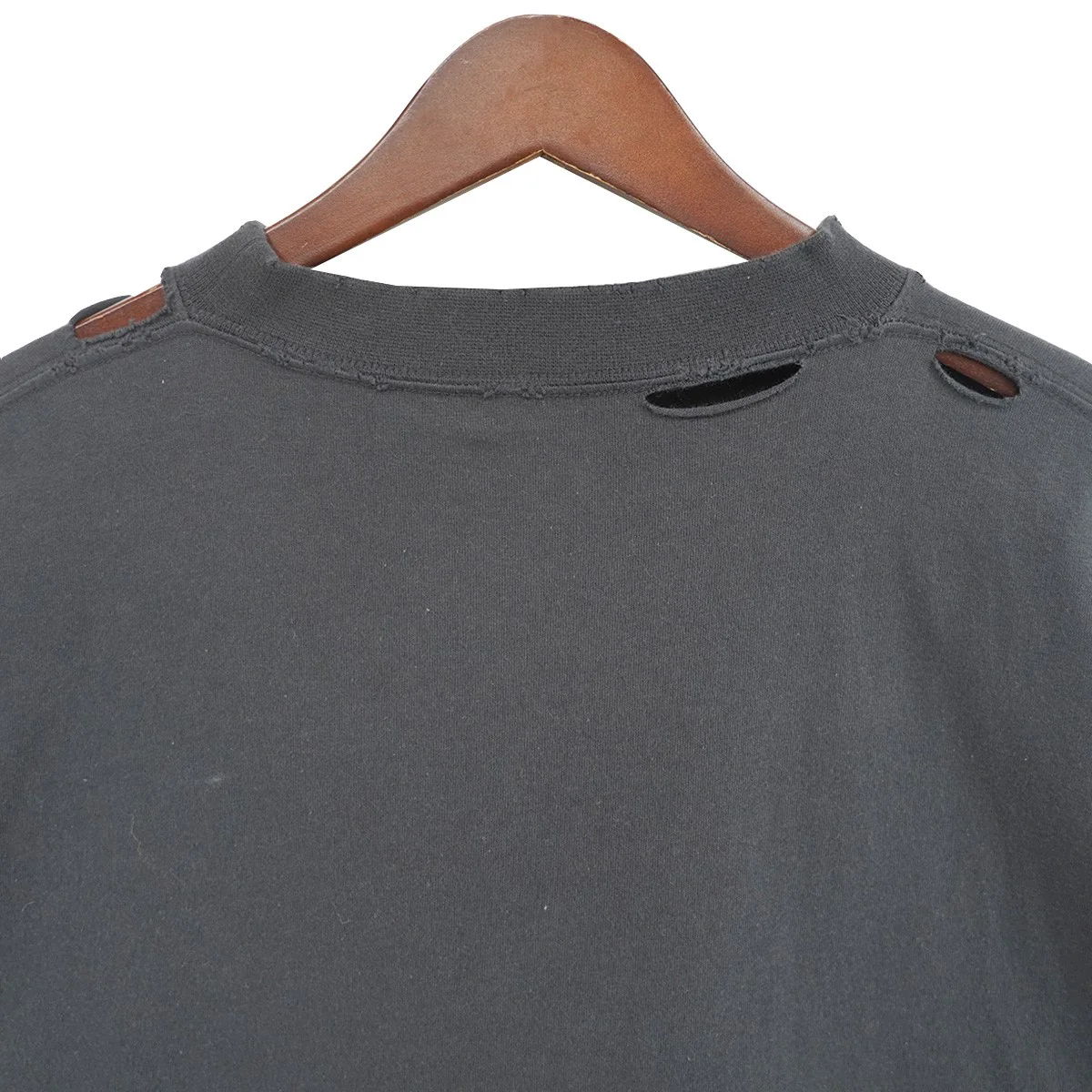 24AW デムナ期 Planet Earth T-Shirt Oversized  ロゴVintage ヴィンテージ ダメージ 加工 オーバーサイズ Tシャツ - Image 5