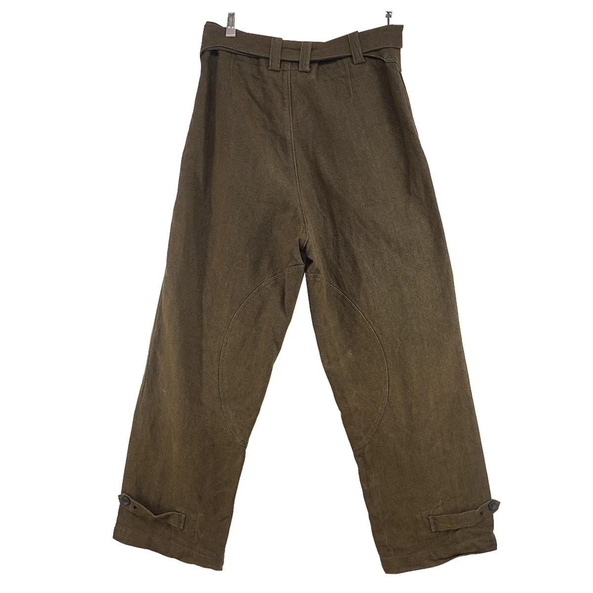 20SS TROUSERS MOTOCYCLE MK-2コットンリネン ベルト トラウザーズ モーターサイクル オーバー パンツ - Image 2