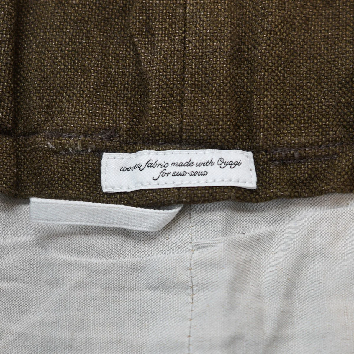 20SS TROUSERS MOTOCYCLE MK-2コットンリネン ベルト トラウザーズ モーターサイクル オーバー パンツ - Image 8