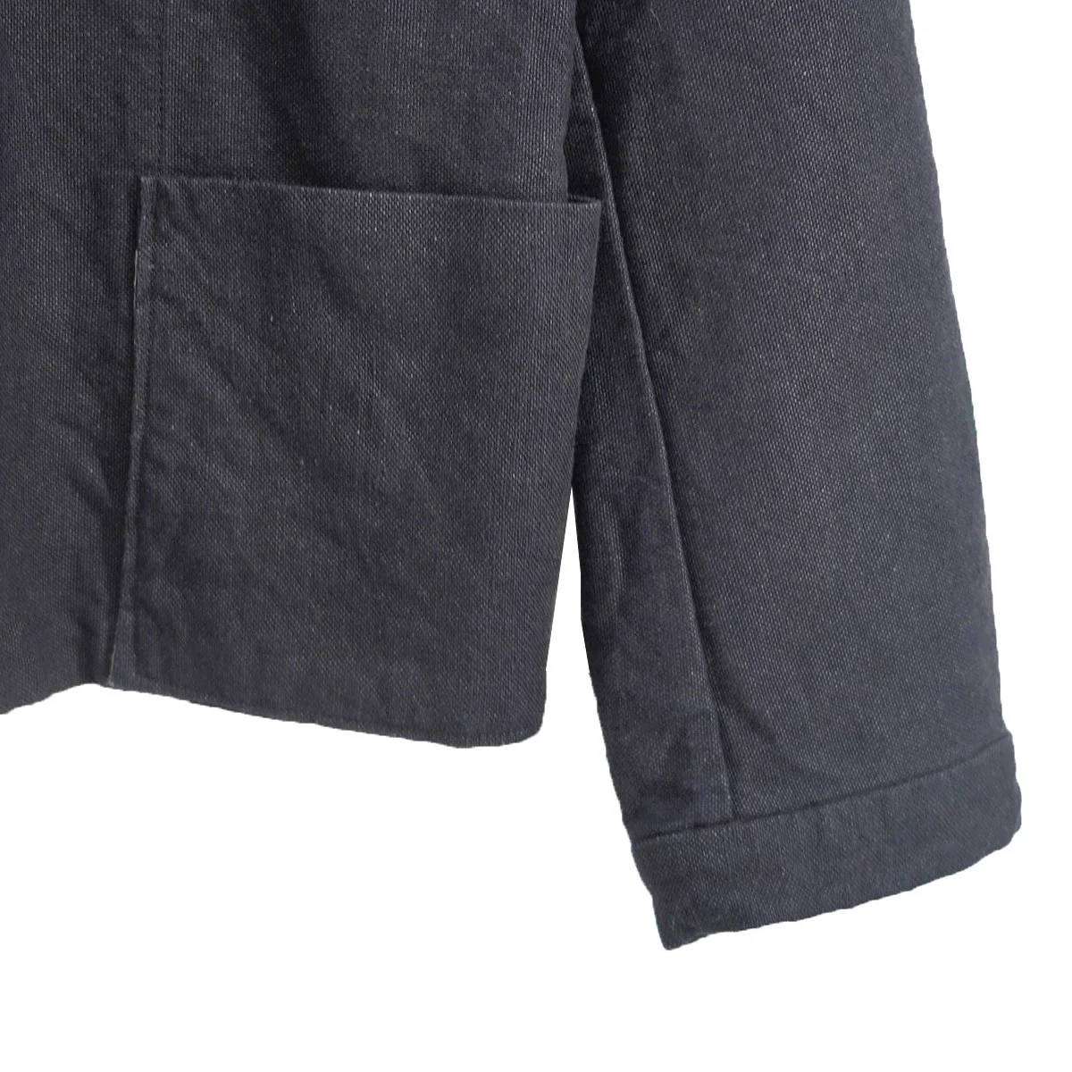 20SS Jacket, tankリネンコットン ループボタン シンチバック タンク タンカース ジャケット - Image 5