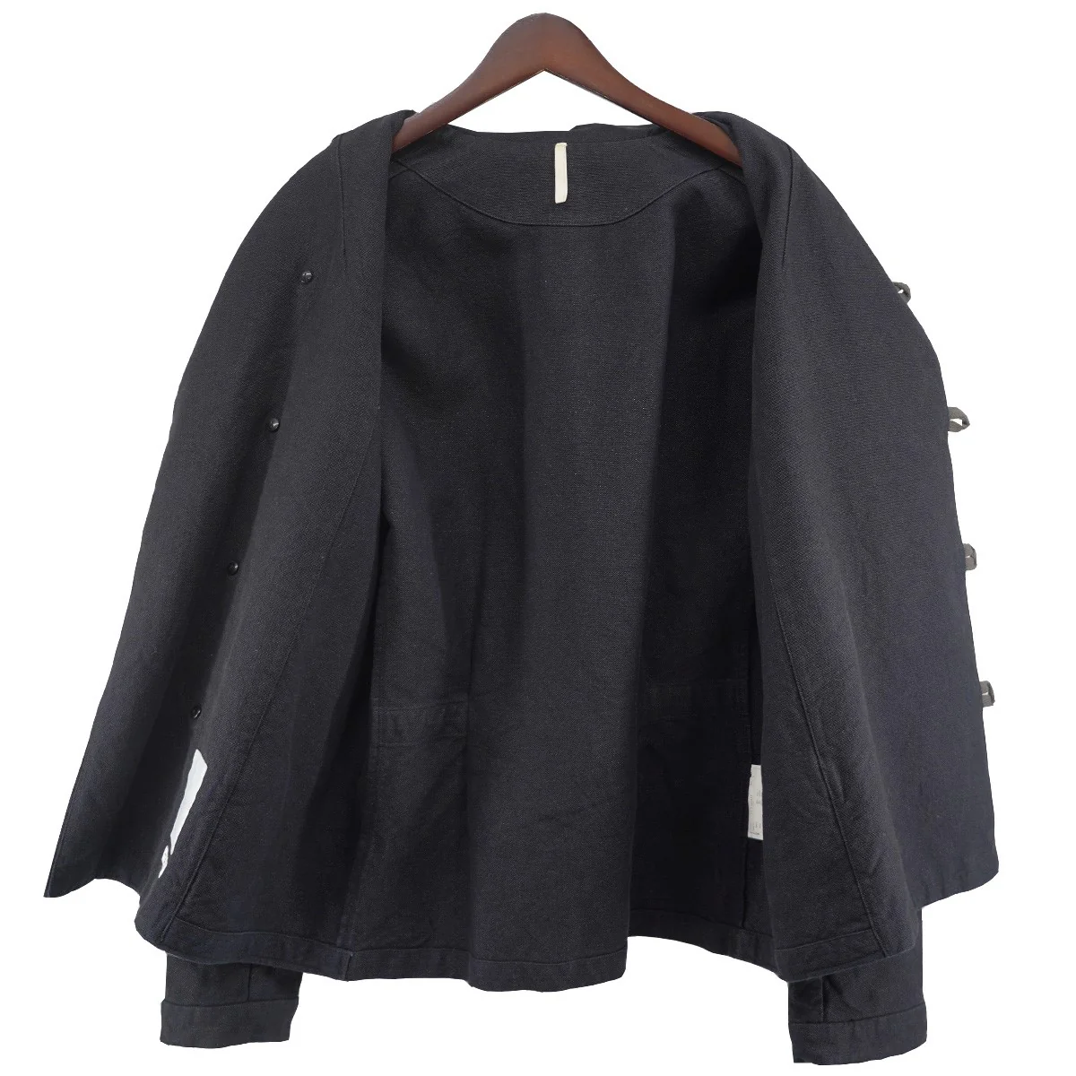 20SS Jacket, tankリネンコットン ループボタン シンチバック タンク タンカース ジャケット - Image 7