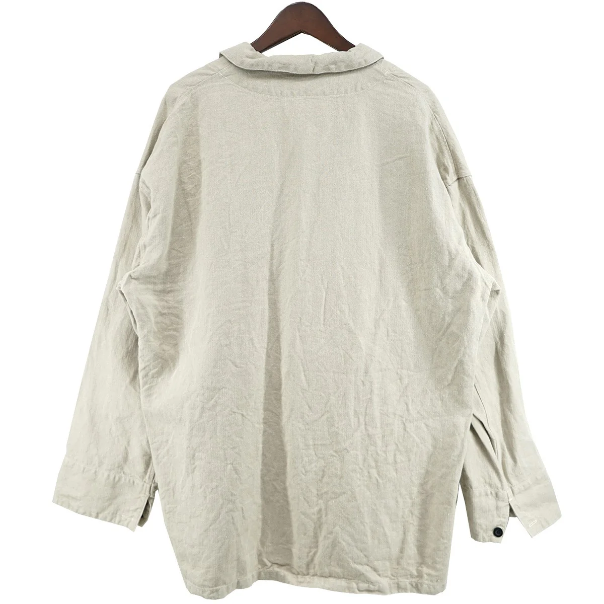 CHEMISIER ARLANCシェミジエ アルラン プルオーバー リネン シャツ - Image 3