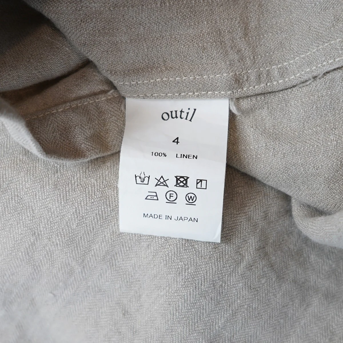 CHEMISIER ARLANCシェミジエ アルラン プルオーバー リネン シャツ - Image 6