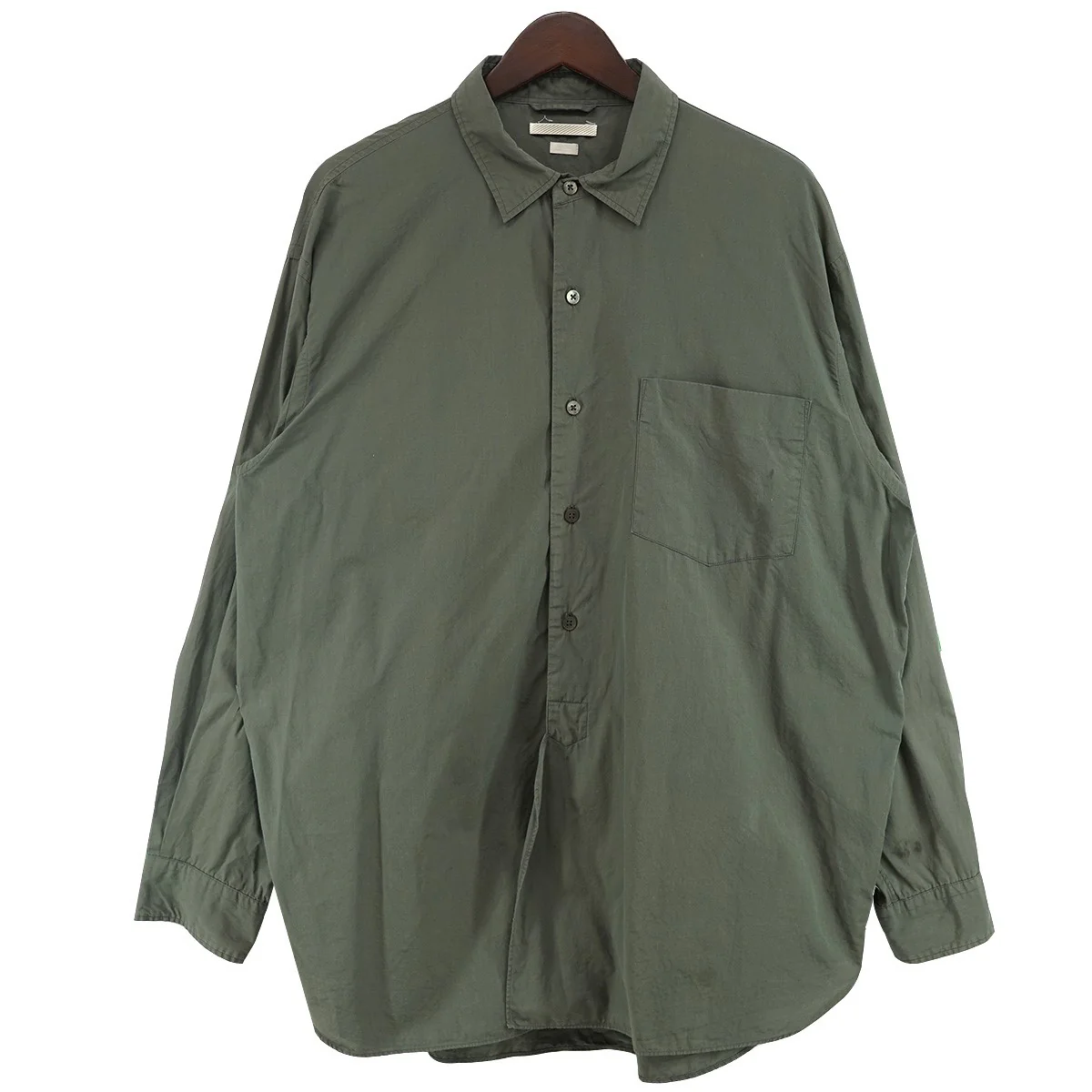 22SS High Count Chambray Washed Shirt貝 シェルボタン ハイカウント シャンブレー ウォッシュド シャツ