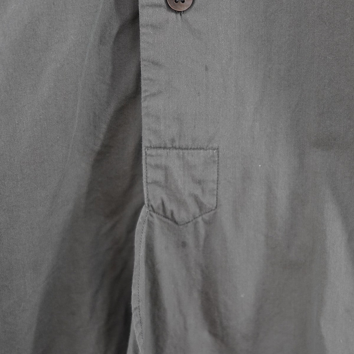 22SS High Count Chambray Washed Shirt貝 シェルボタン ハイカウント シャンブレー ウォッシュド シャツ - Image 5