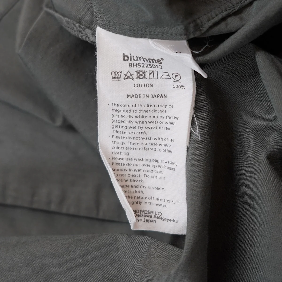 22SS High Count Chambray Washed Shirt貝 シェルボタン ハイカウント シャンブレー ウォッシュド シャツ - Image 9
