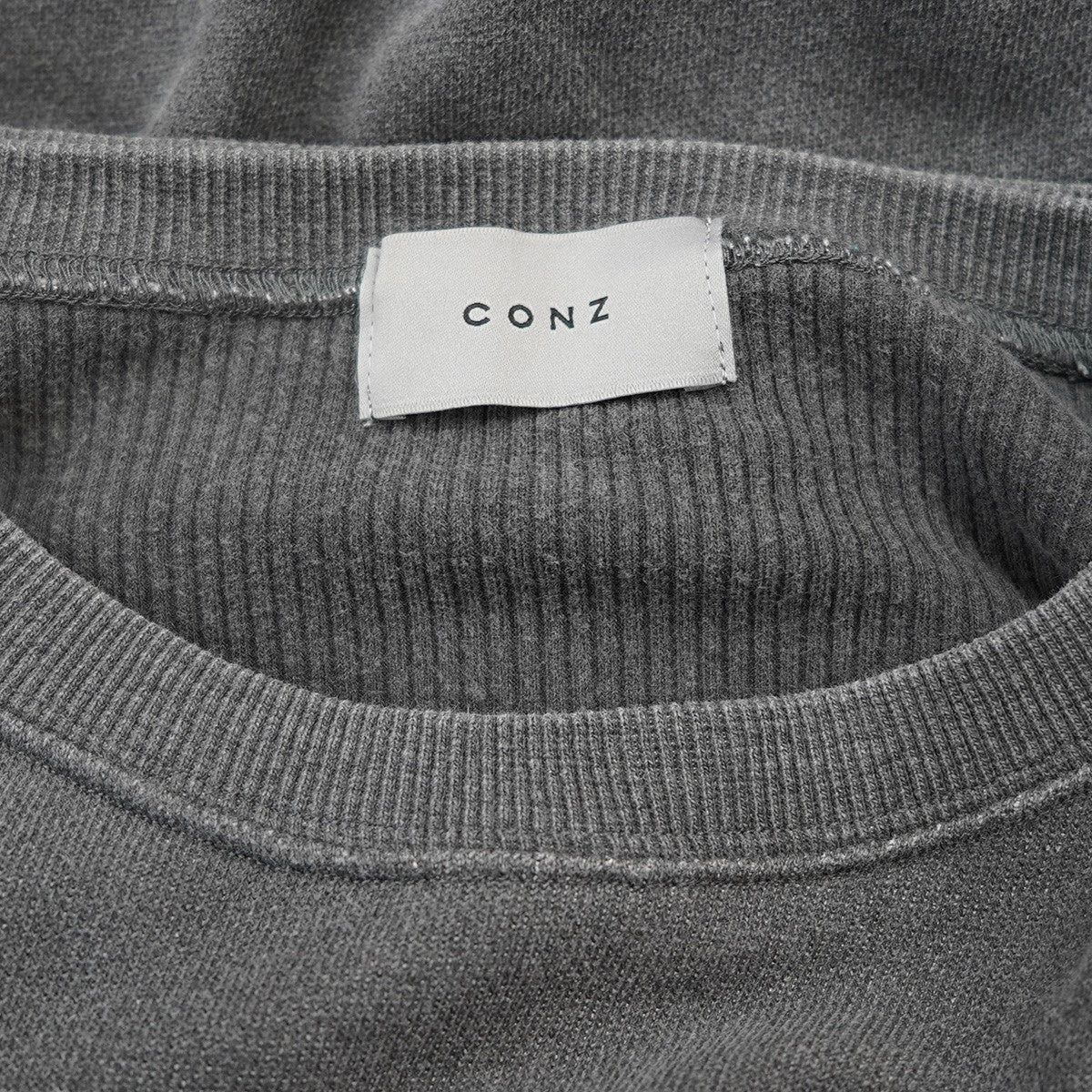 24AW LAYERED LONG SLEEVE TEE ピグメント Vintage ヴィンテージ加工リブ 裾ドローコード ロングスリーブ フェイク レイヤード スウェット ロンT - Image 4