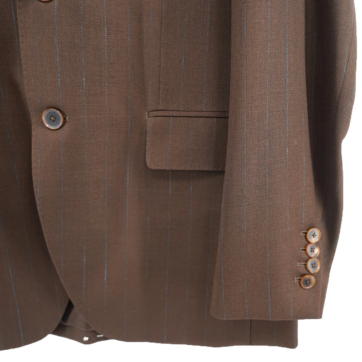 23SS HARD TWIST WOOL PANAMA STRIPE JACKETハードツイスト ウール パナマ織り ストライプ柄 ジャケット - Image 4