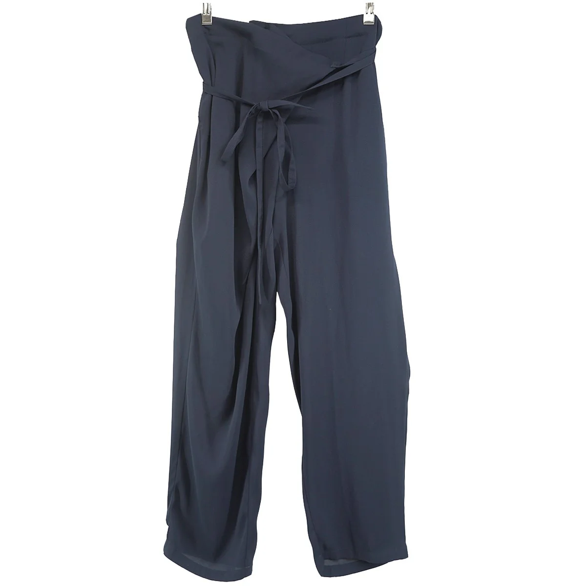 WRAP PANTS ラップパンツジョーゼット ステッチ 巻き リボン