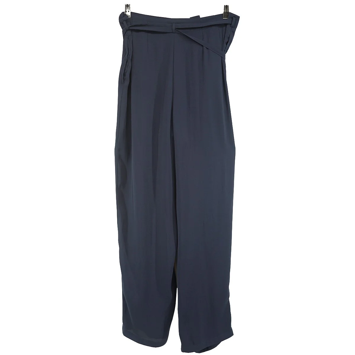 WRAP PANTS ラップパンツジョーゼット ステッチ 巻き リボン - Image 2