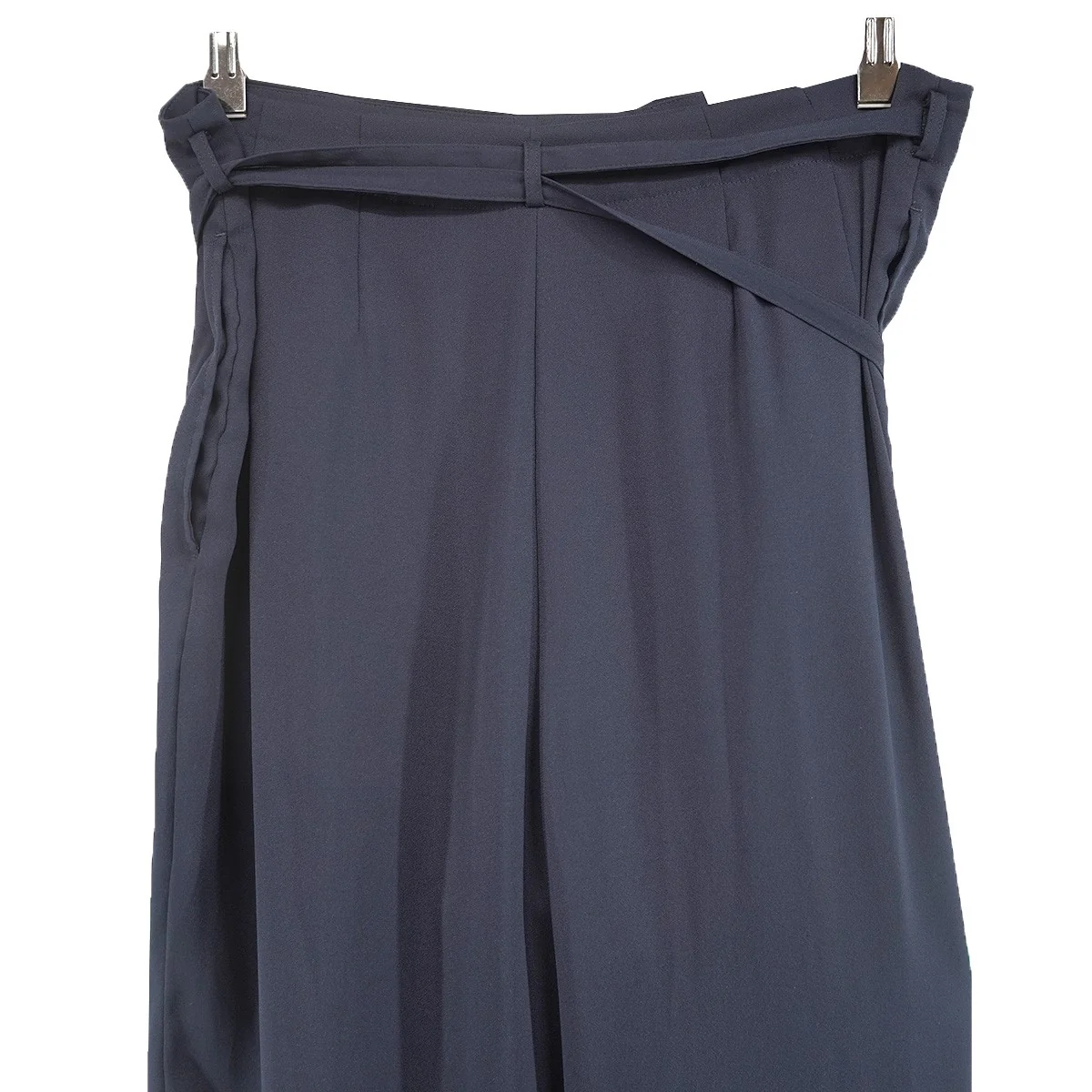WRAP PANTS ラップパンツジョーゼット ステッチ 巻き リボン - Image 4