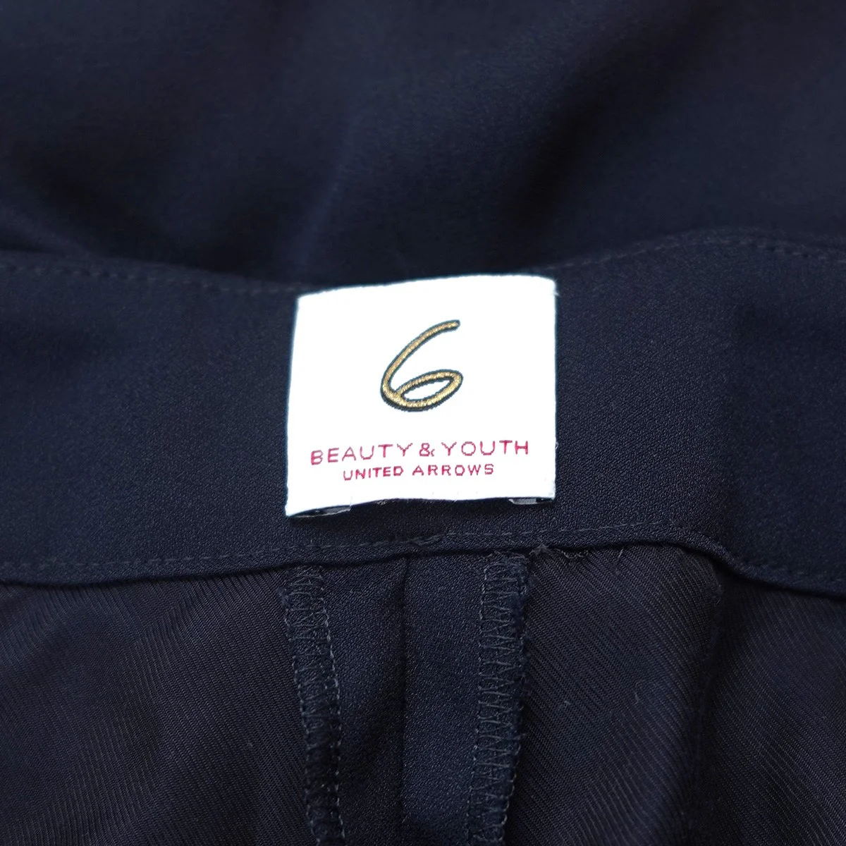 WRAP PANTS ラップパンツジョーゼット ステッチ 巻き リボン - Image 5
