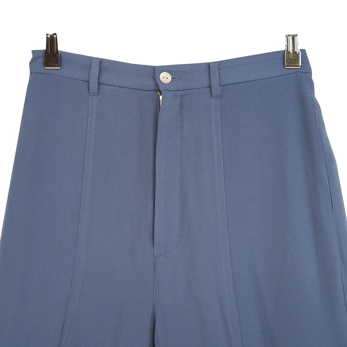 20 SUKE GEORGETTE PANTSピンタック ジョーゼット シアー カラー パンツ - Image 3