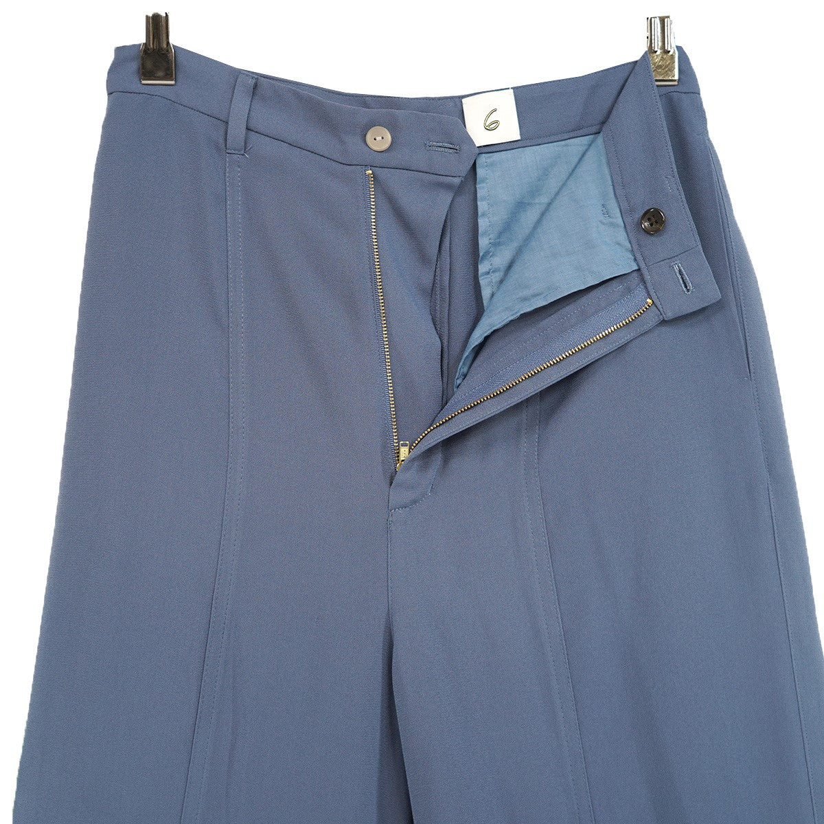 20 SUKE GEORGETTE PANTSピンタック ジョーゼット シアー カラー パンツ - Image 4