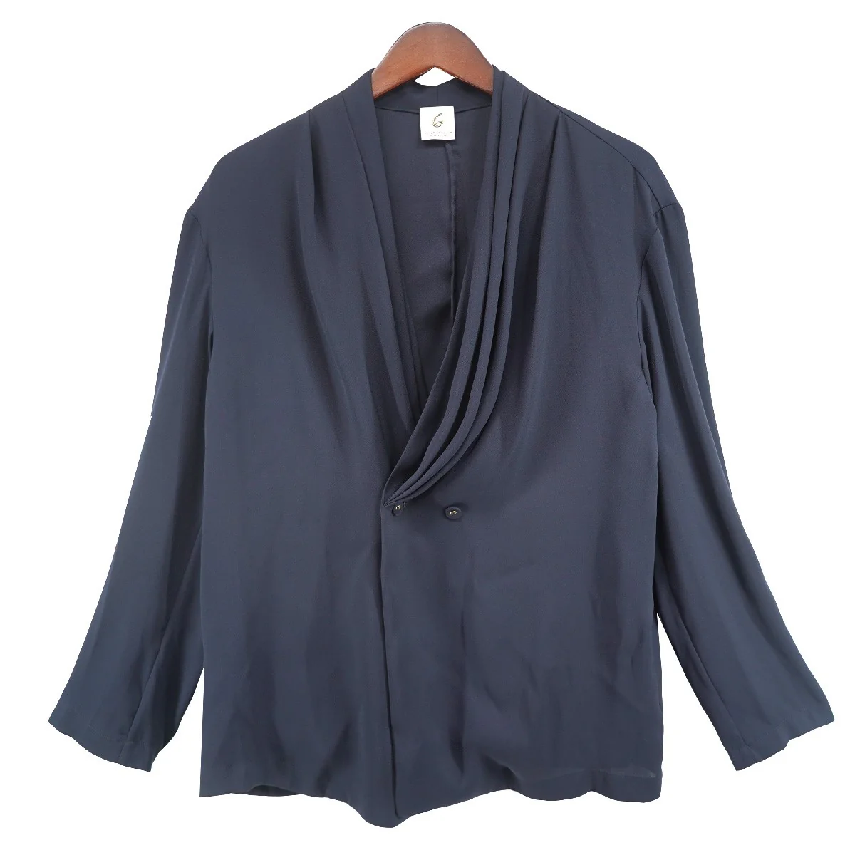 DRAPE BLOUSE ドレープ ギャザー ブラウスシャツジャケット