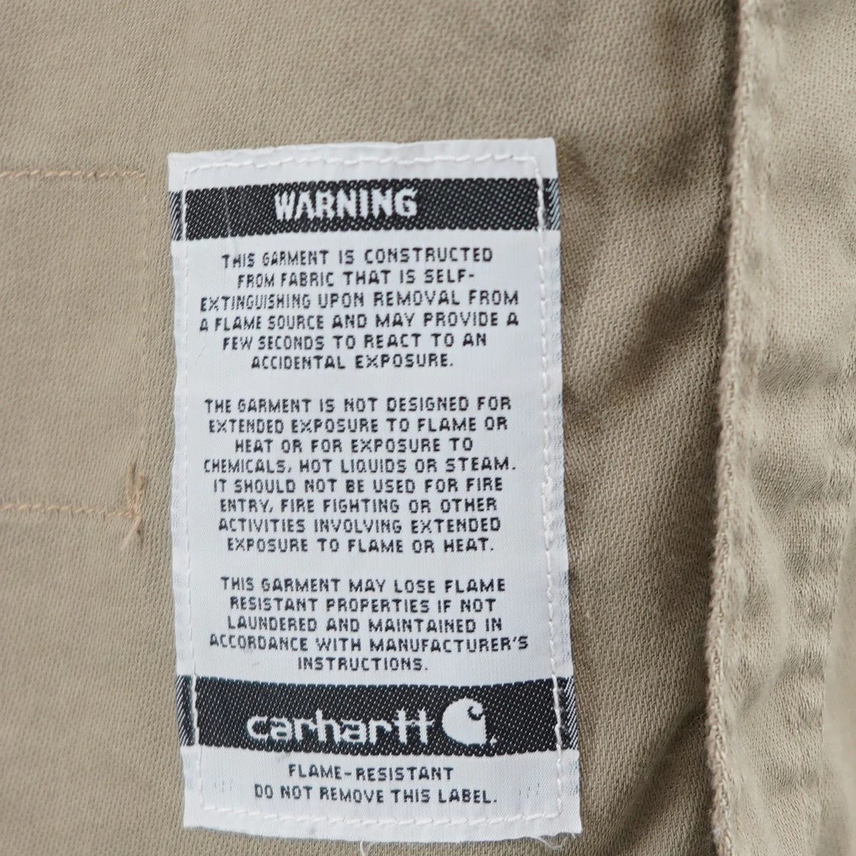 Carhartt FR Lightweight Twill Shirt Flame-Resistantオールド 難燃性 FRシリーズ ツイル ワーク シャツ - Image 5