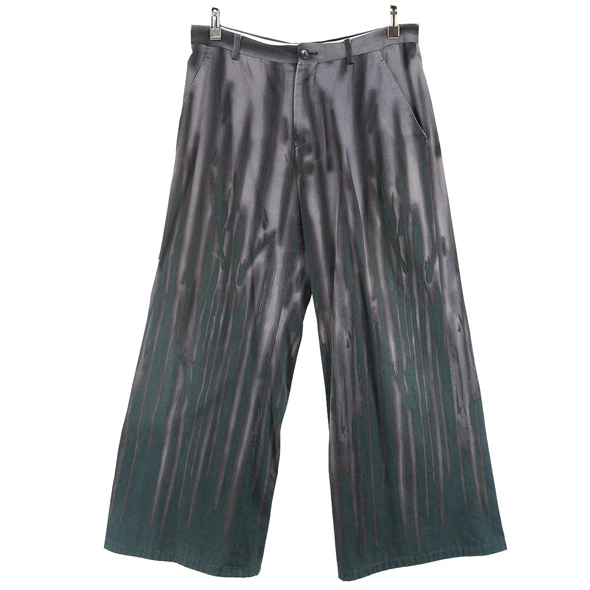 01SS Blood Drip Print Wide Leg Trousers Vintage The Vampyreヴァンパイア グラデーション ドリッププリント ワイド トラウザーズ パンツ