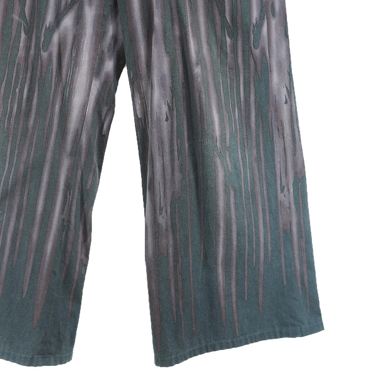 01SS Blood Drip Print Wide Leg Trousers Vintage The Vampyreヴァンパイア グラデーション ドリッププリント ワイド トラウザーズ パンツ - Image 5