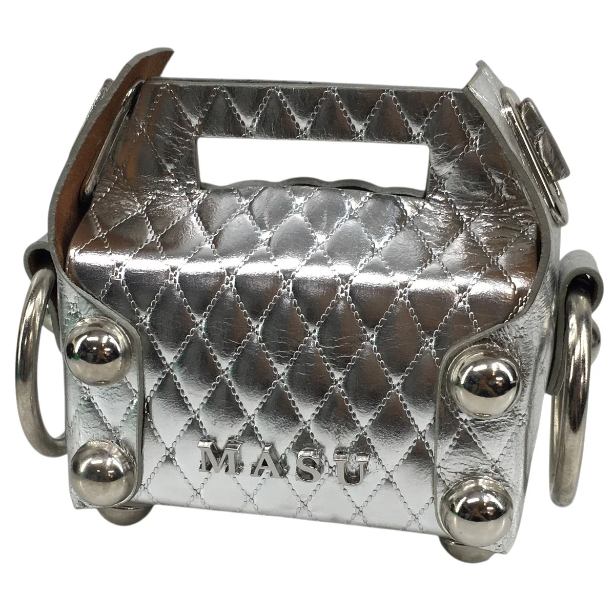 25AW LEATHER CAKE BAG PETIT箔加工 レザーケーキ ミニ プチ バッグ 鞄 - Image 2