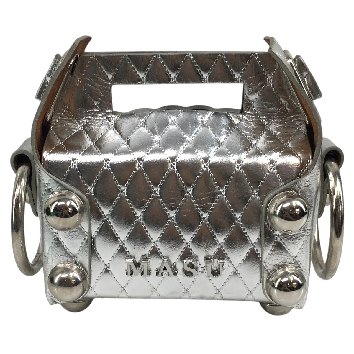 25AW LEATHER CAKE BAG PETIT箔加工 レザーケーキ ミニ プチ バッグ 鞄 - Image 3