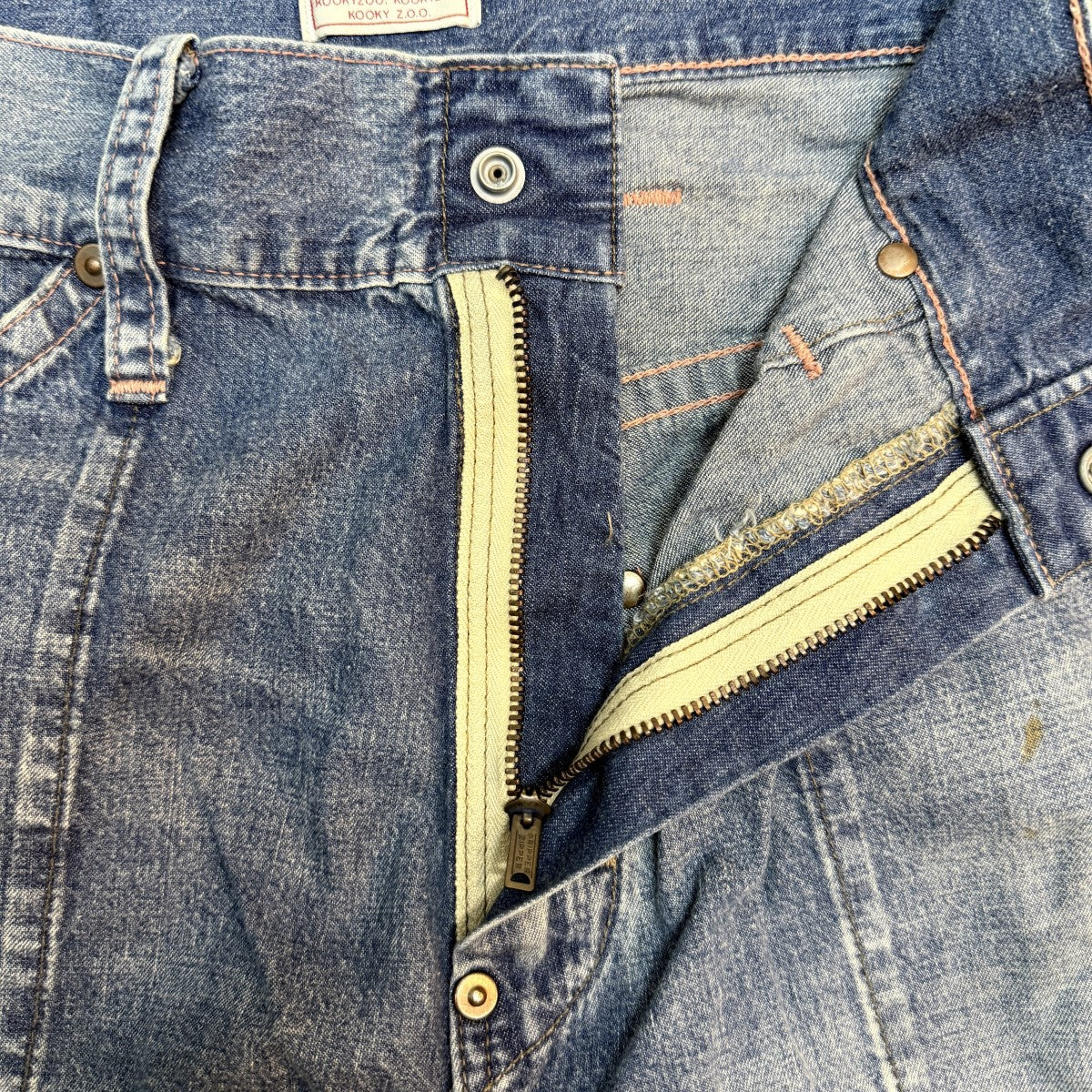 26SS/JUVENILE WORK PANTS TYPE3／ダメージ加工ワークデニムパンツJ0067 - Image 8