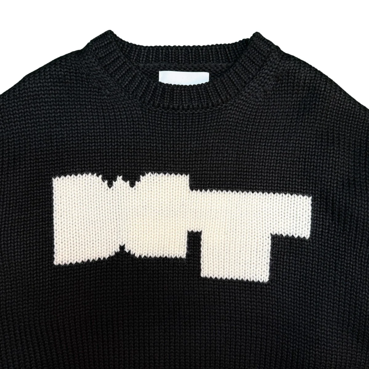 25AW/CREW NECK CRE ／ SWEATER ／ POLY／ローゲージクルーネックニット/252MADT-KNM03 - Image 3