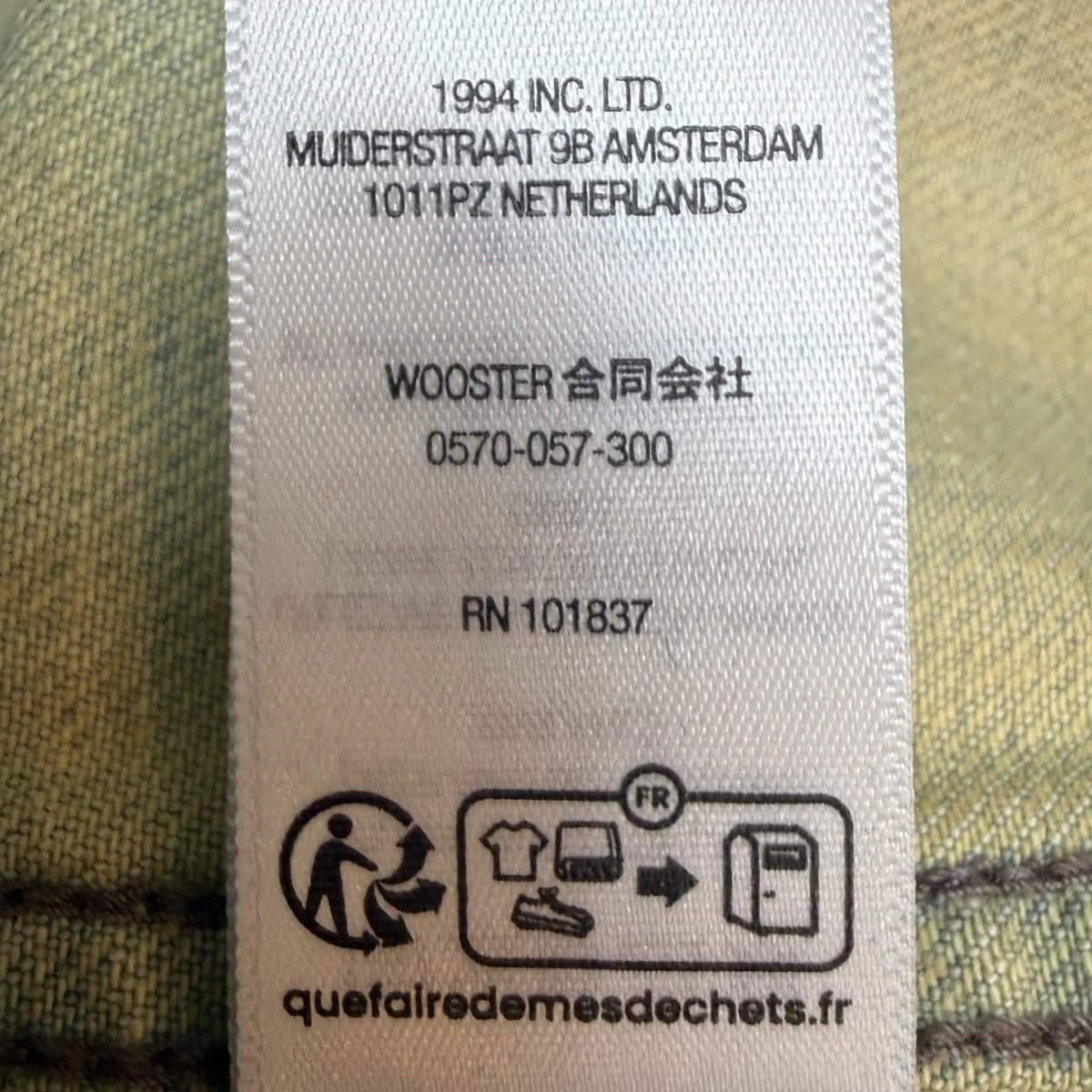 26SS/Denim Trucker Jacket／デニムトラッカージャケット Overdyed Purple中国製 - Image 9