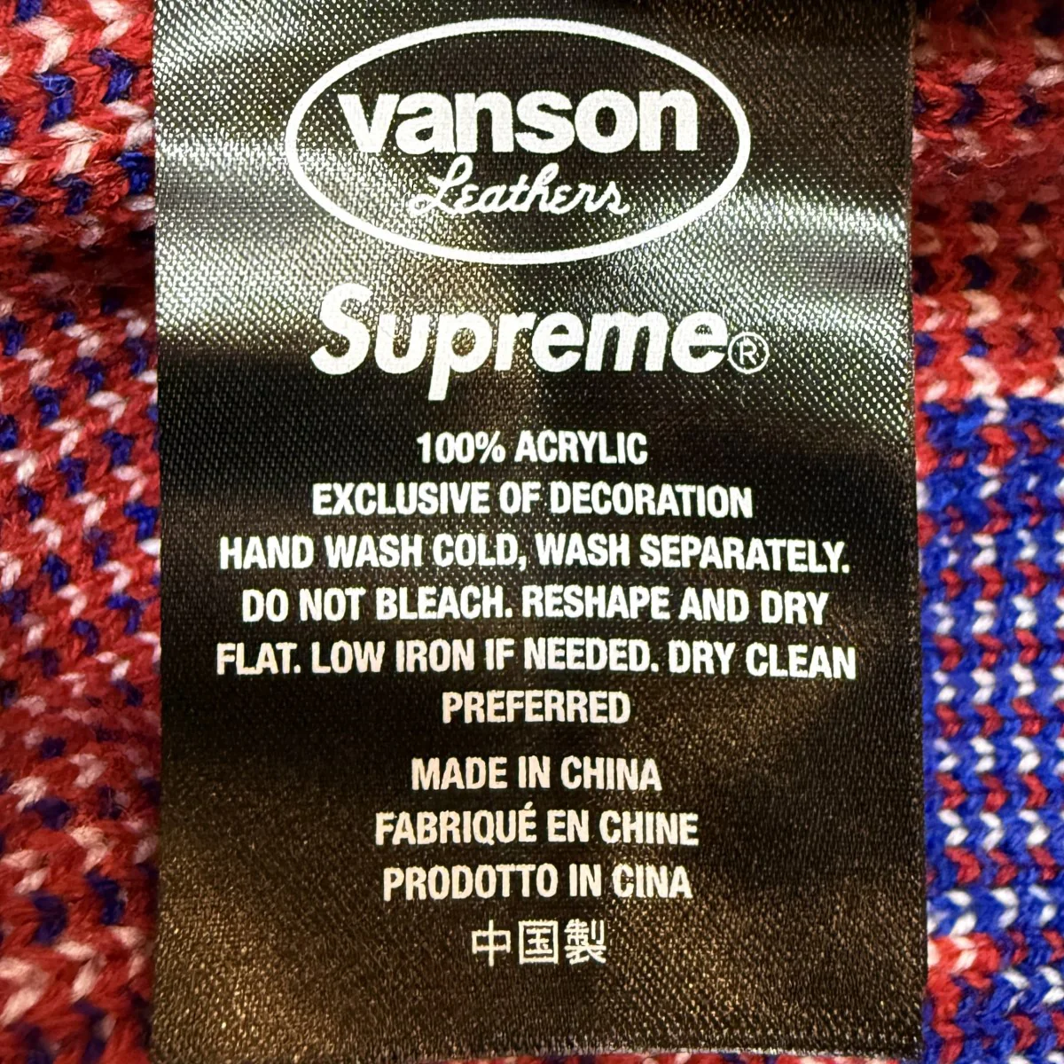 22SS/Vanson Leathers Sweater/バンソンレザーズ セーター - Image 7