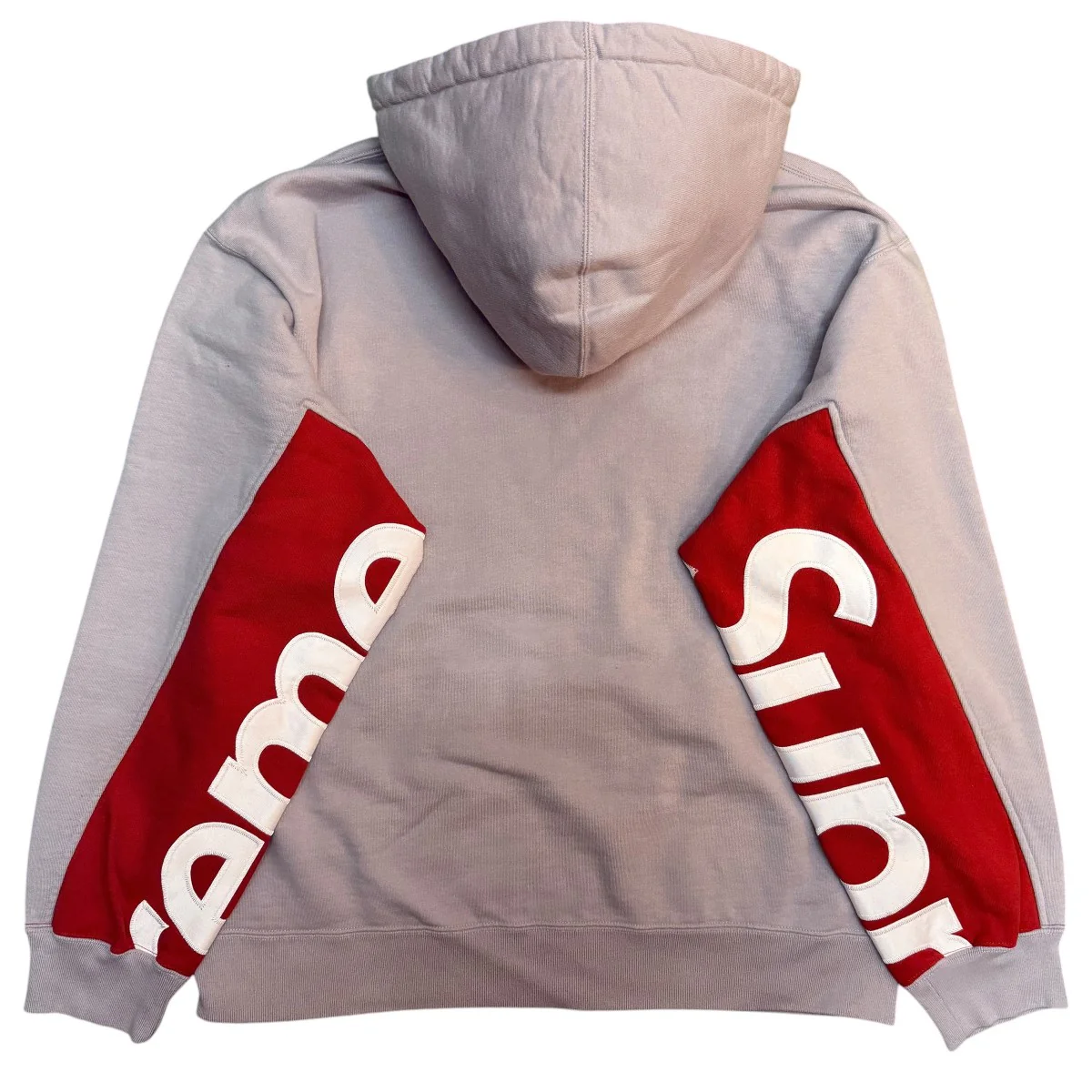 22SS/Cropped Panels Hooded Sweatshirt/クロップパネルスウェットパーカー/中国製 - Image 2