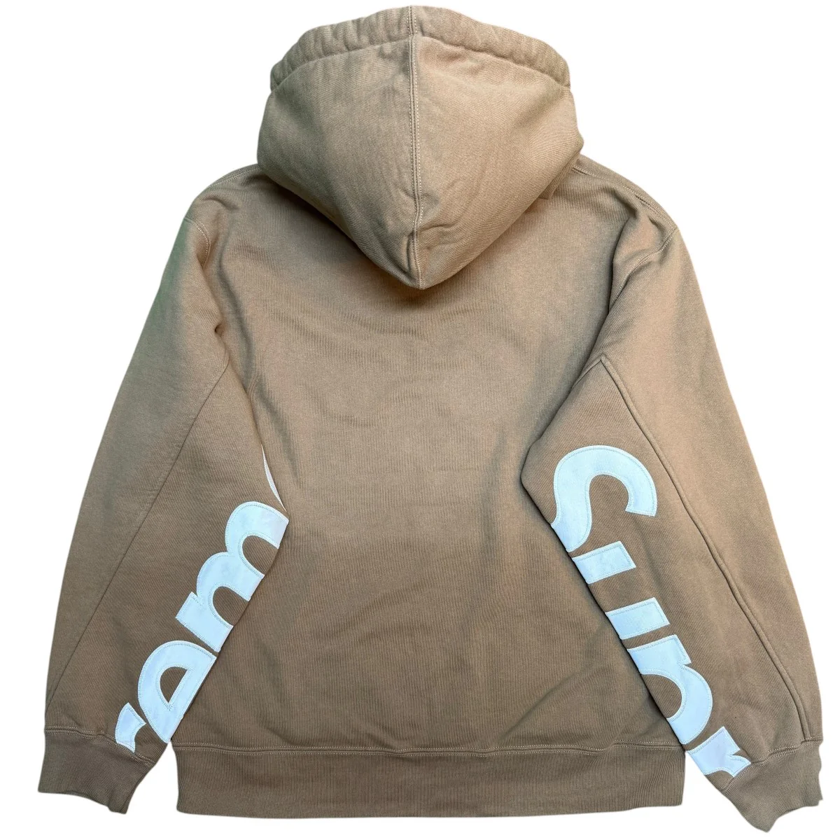 22SS/Cropped Panels Hooded Sweatshirt/クロップパネルスウェットパーカー/中国製 - Image 4