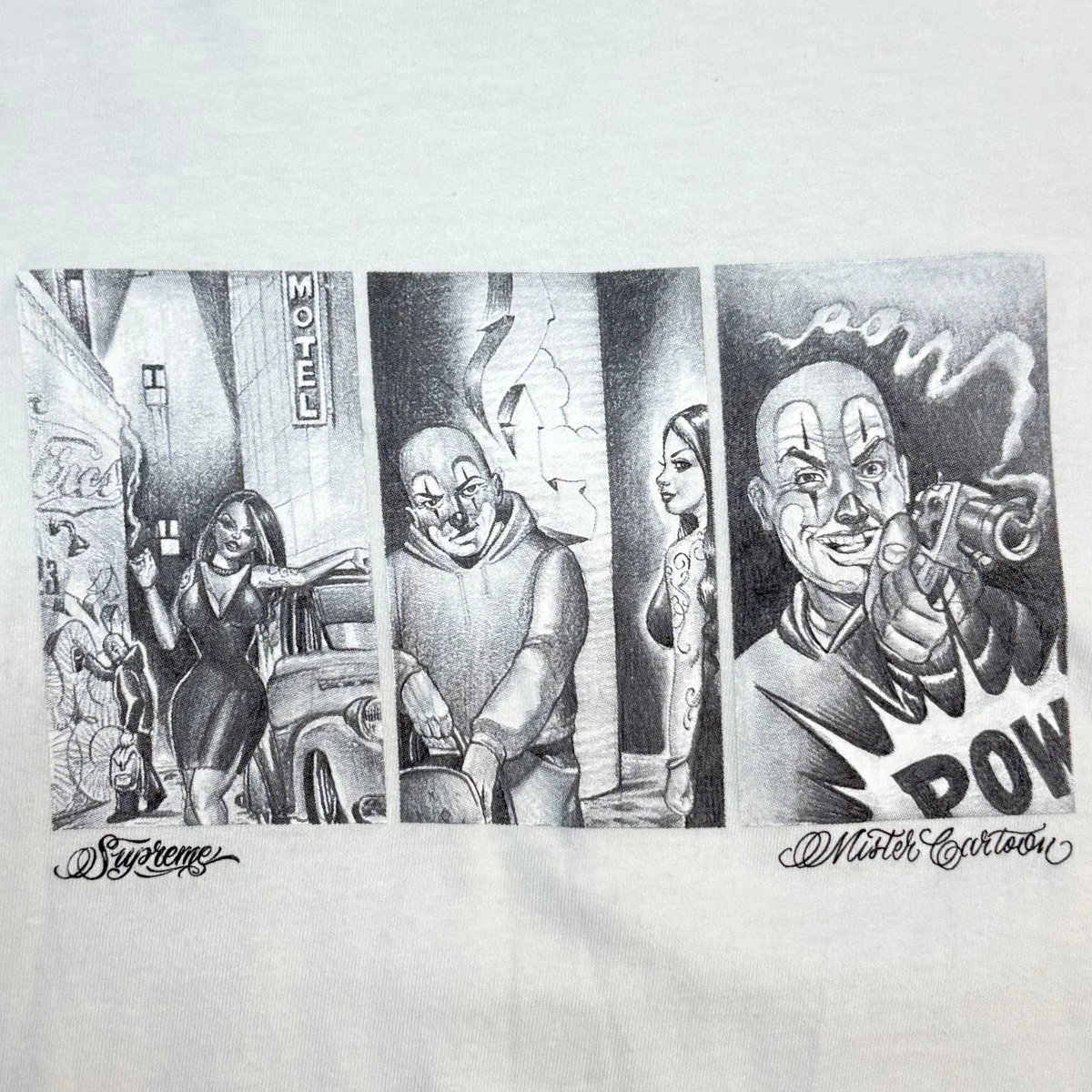 24AW/Mister Cartoon Pow Tee/ミスター・カートゥーン POW Tシャツ - Image 2