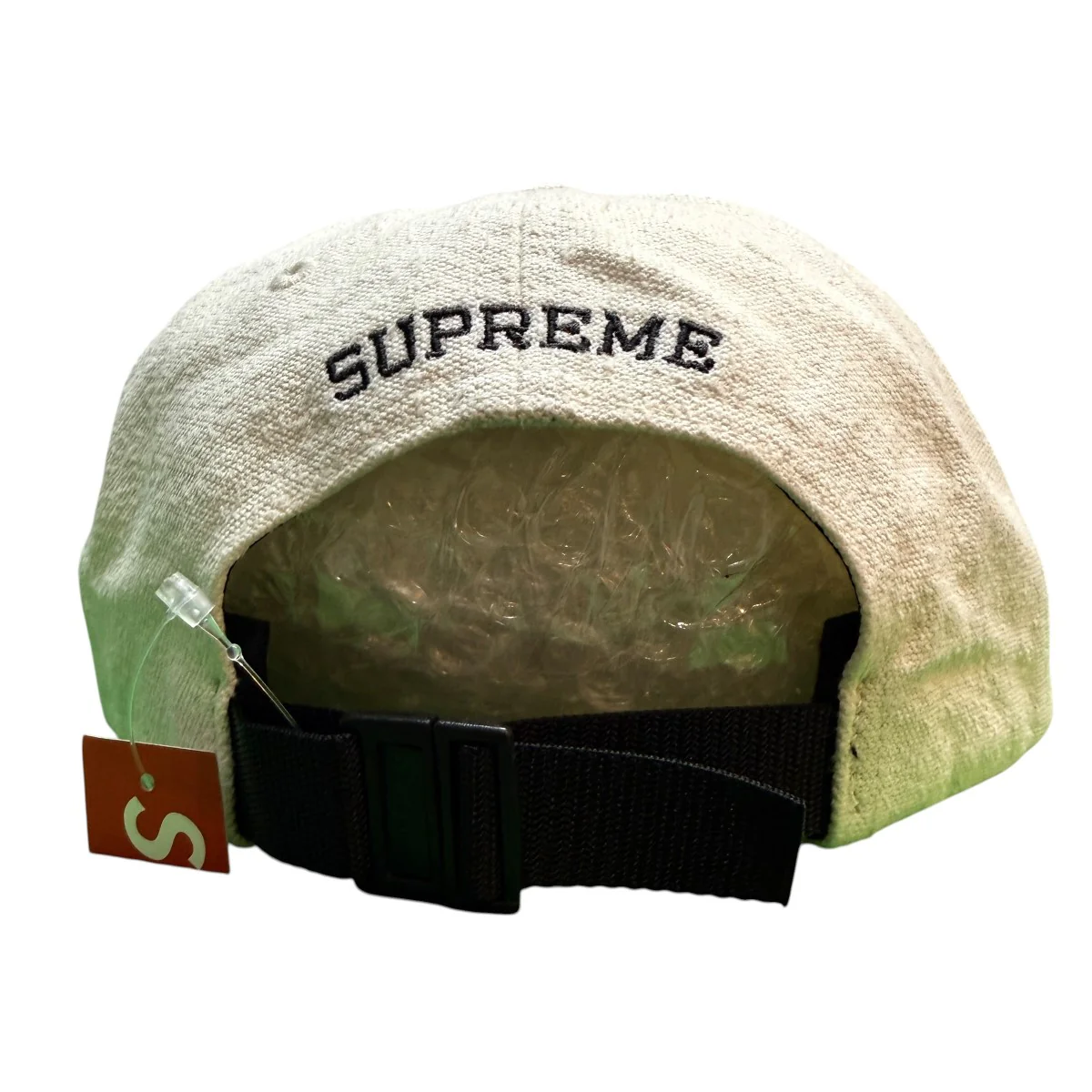23SS/Classic Logo 6-Panel Creamクリーム/ホワイト/クラシックロゴ6パネルキャップ/ウォッシュド加工 - Image 4