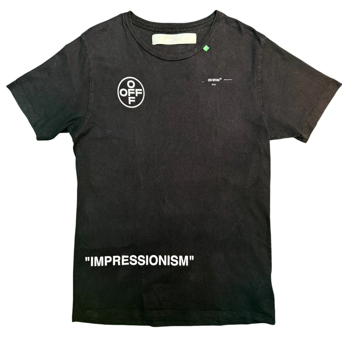 19SS/Stencil S/S Slim T-Shirt/スリムフィットTシャツOMAA027R19185015 - Image 2