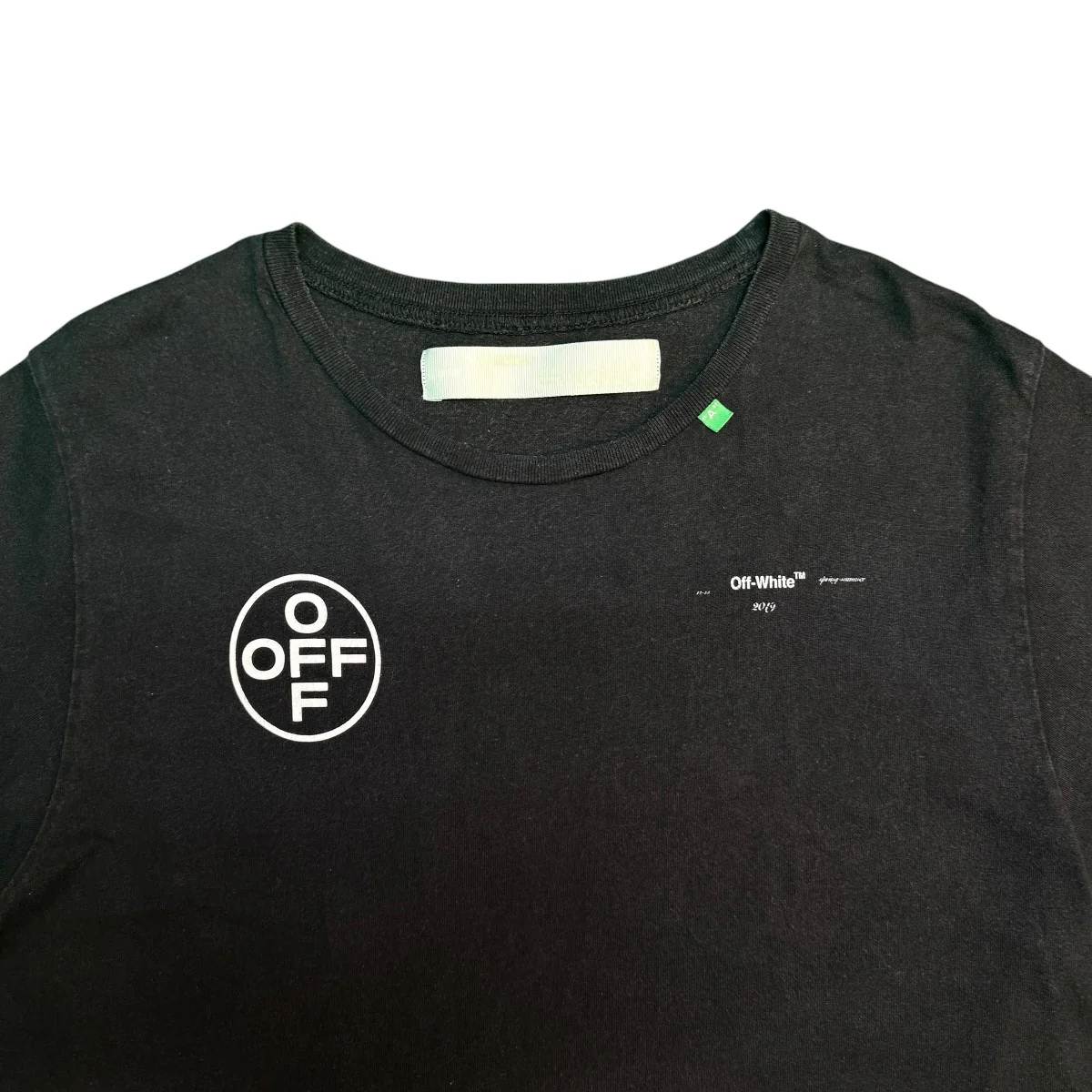 19SS/Stencil S/S Slim T-Shirt/スリムフィットTシャツOMAA027R19185015 - Image 4