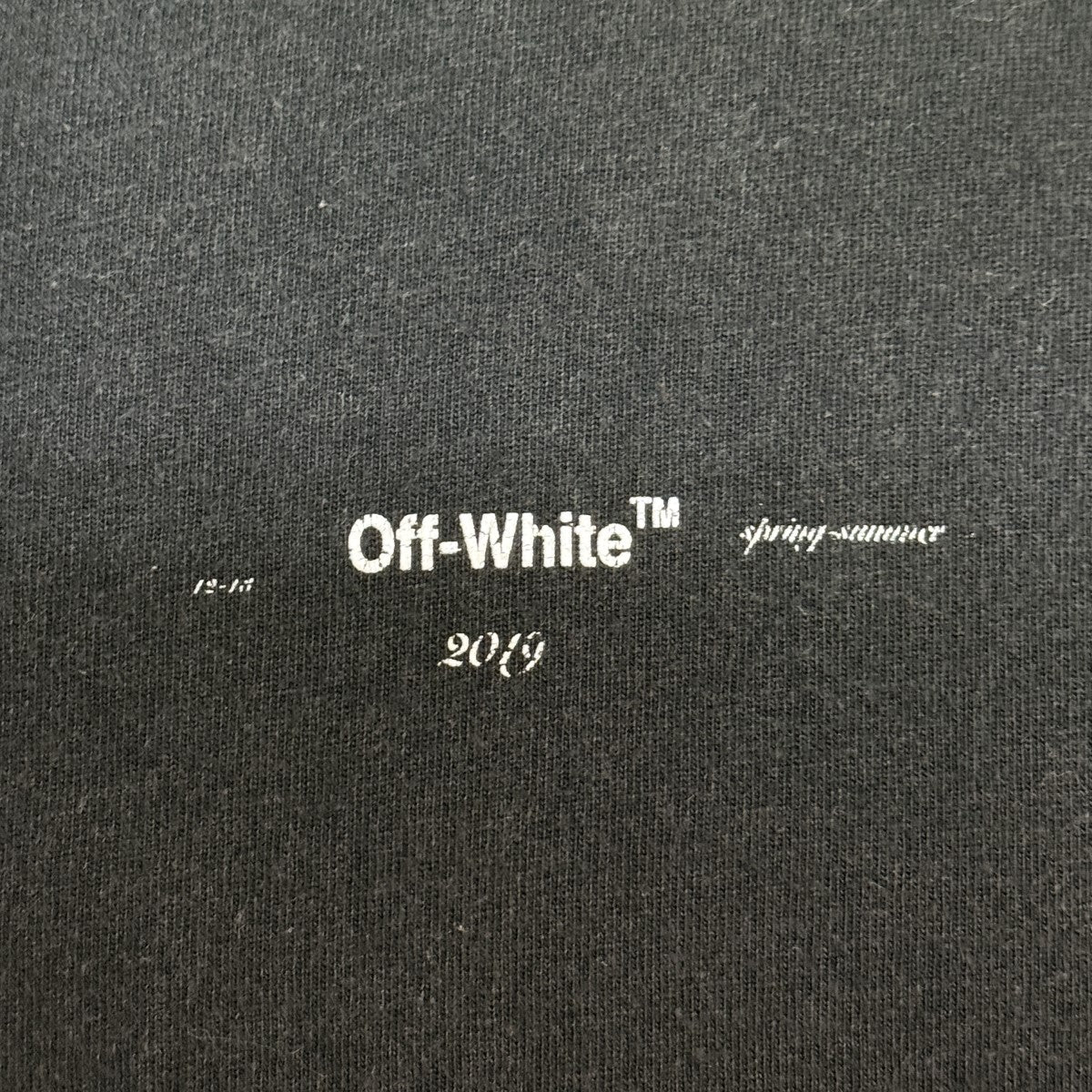 19SS/Stencil S/S Slim T-Shirt/スリムフィットTシャツOMAA027R19185015 - Image 6