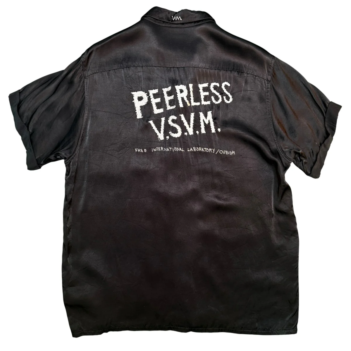 18SS/IRVING SHIRT S/S PEERLESS/レーヨンオープンカラーシャツ/0118105011030