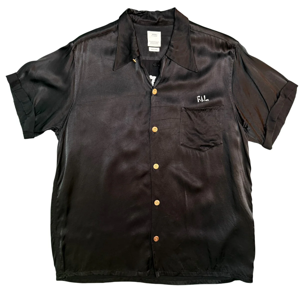 18SS/IRVING SHIRT S/S PEERLESS/レーヨンオープンカラーシャツ/0118105011030 - Image 2