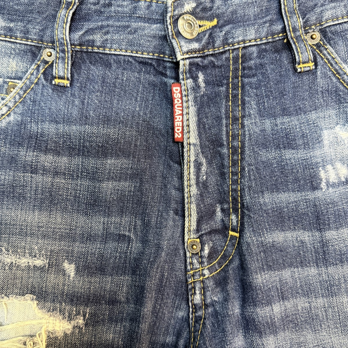16AW/COOL GUY JEAN/ダメージ加工スキニーデニムパンツS71LB0170 S30309 - Image 4