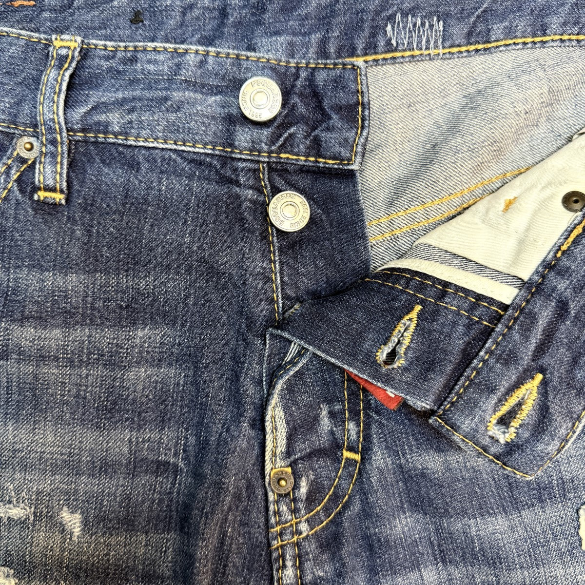 16AW/COOL GUY JEAN/ダメージ加工スキニーデニムパンツS71LB0170 S30309 - Image 5