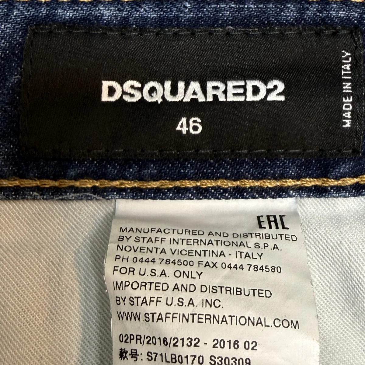 16AW/COOL GUY JEAN/ダメージ加工スキニーデニムパンツS71LB0170 S30309 - Image 9