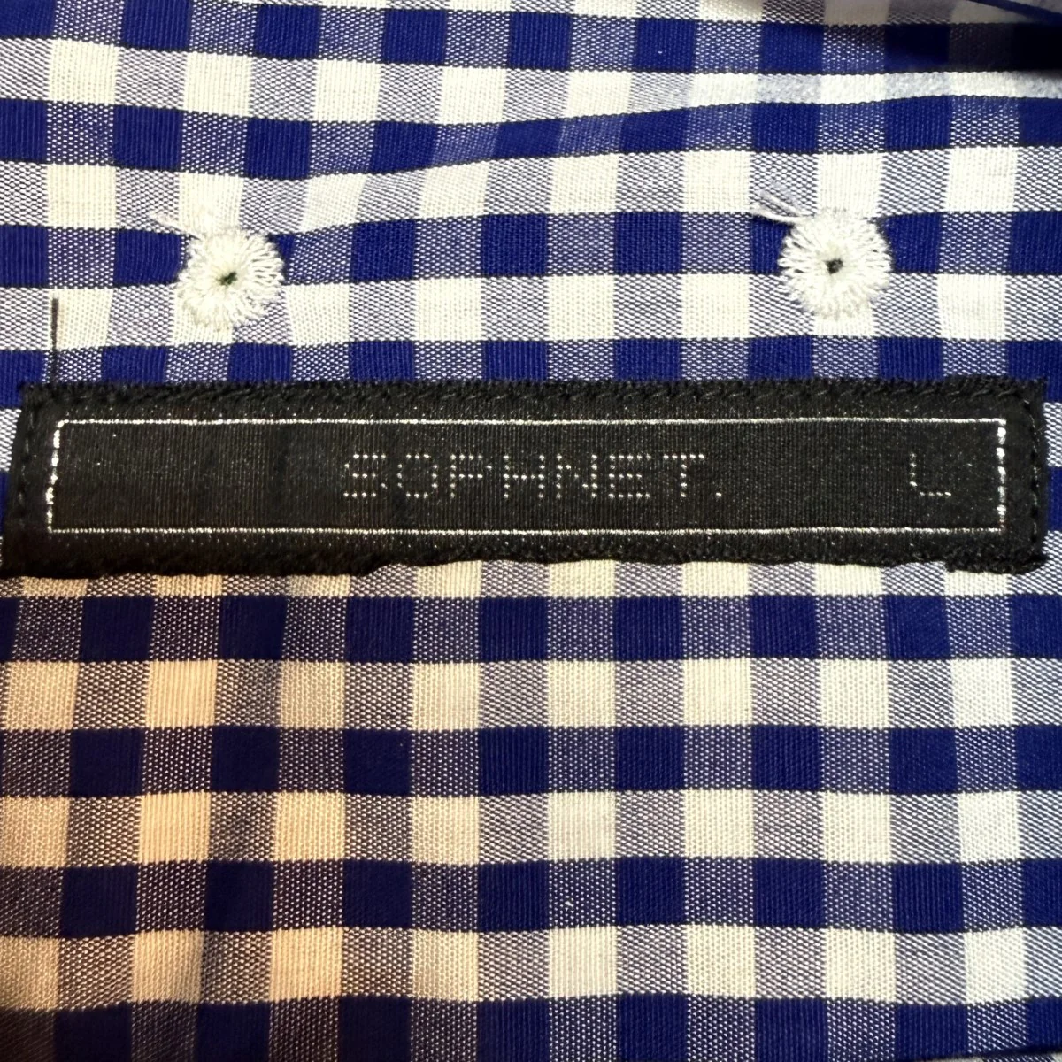 19SS/S／S COLOR BLOCK B．D SHIRT／半袖ボタンダウンチェックシャツ/SOPH-190094 - Image 5