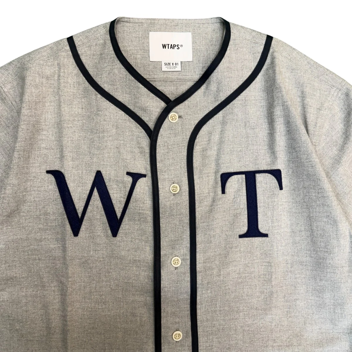 26SS/LEAGUE SS / COTTON. TWILL/ベースボール半袖シャツ/261DQDT-SHM06 - Image 2