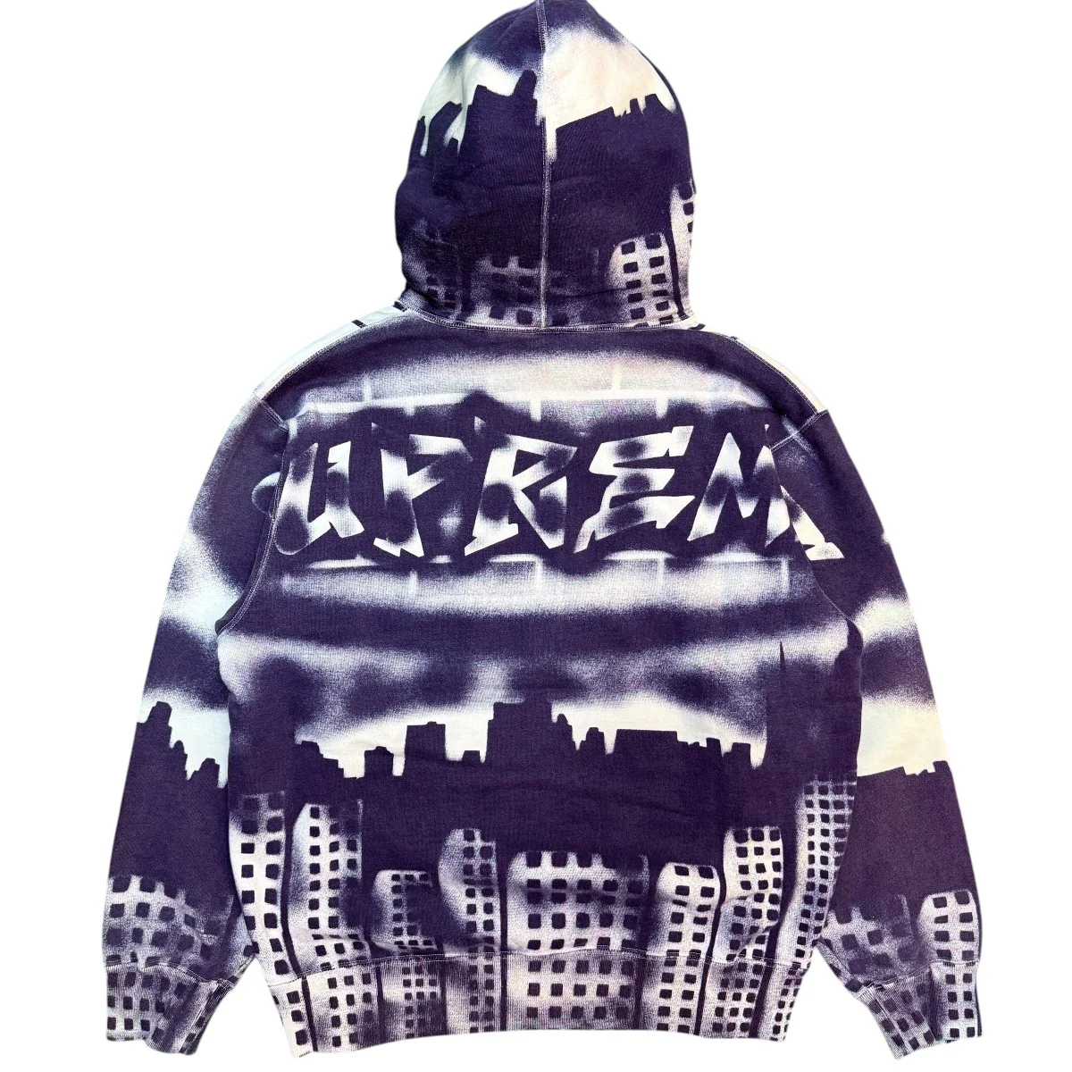 21AW/New York Yankees Airbrush Hooded Sweatshirt/ニューヨークヤンキース エアブラシスウェットパーカー/中国製 - Image 2