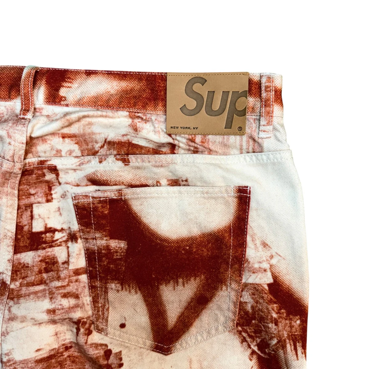 21AW/Christopher Wool/Supreme Regular Jean/クリストファー・ウール/シュプリーム レギュラーデニムパンツ/中国製 - Image 5