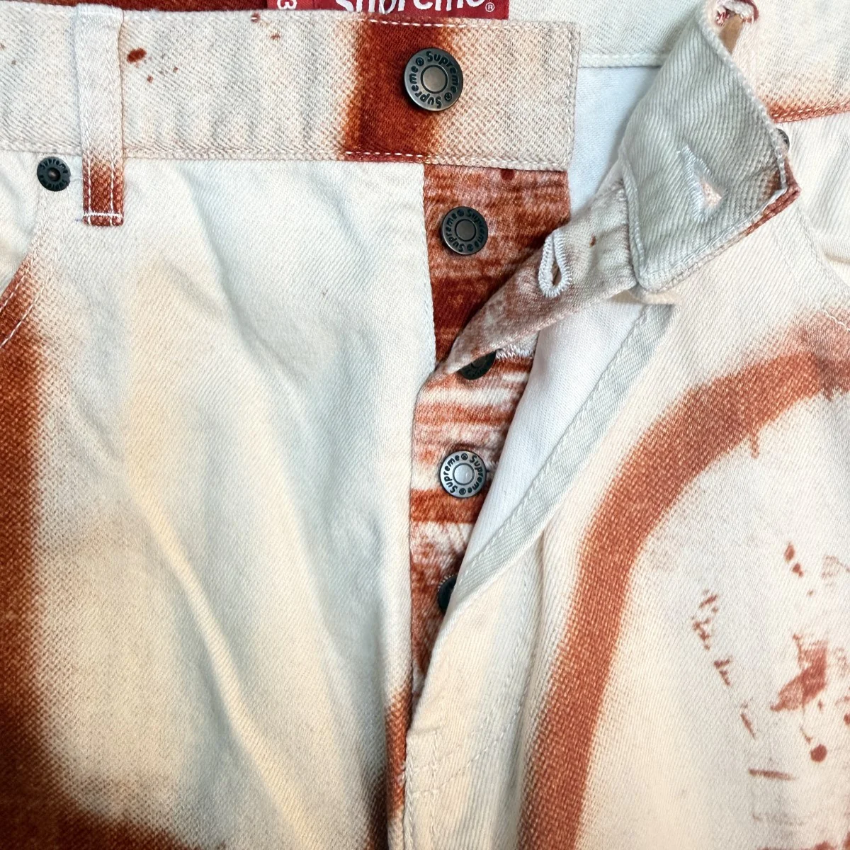 21AW/Christopher Wool/Supreme Regular Jean/クリストファー・ウール/シュプリーム レギュラーデニムパンツ/中国製 - Image 6