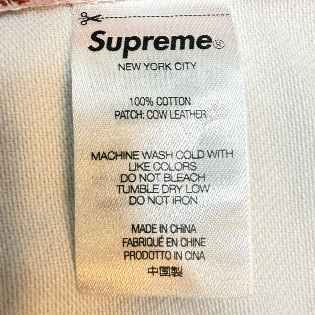 21AW/Christopher Wool/Supreme Regular Jean/クリストファー・ウール/シュプリーム レギュラーデニムパンツ/中国製 - Image 7