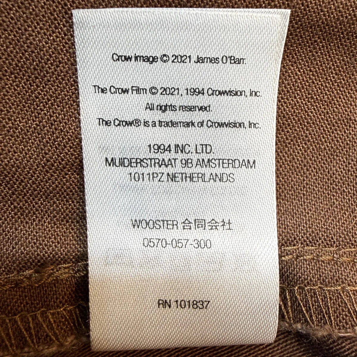 21AW/The Crow Cargo Pant/ザ・クロウ カーゴパンツ/中国製 - Image 10