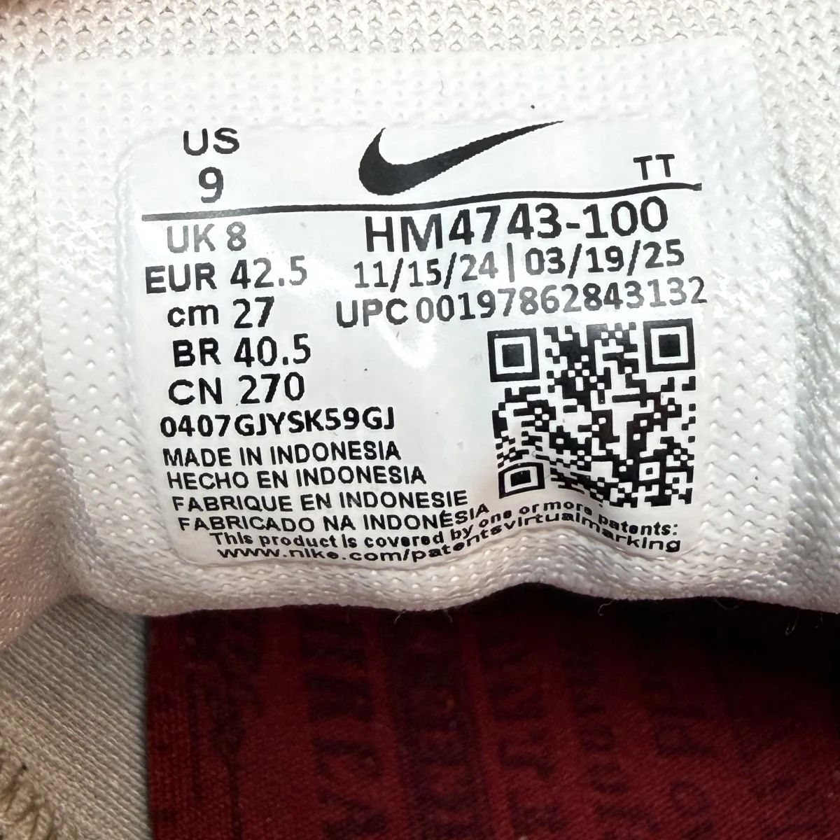 Max 95 OG Denim White/エアマックス95 OG デニムホワイト スニーカー/HM4743-100 - Image 7