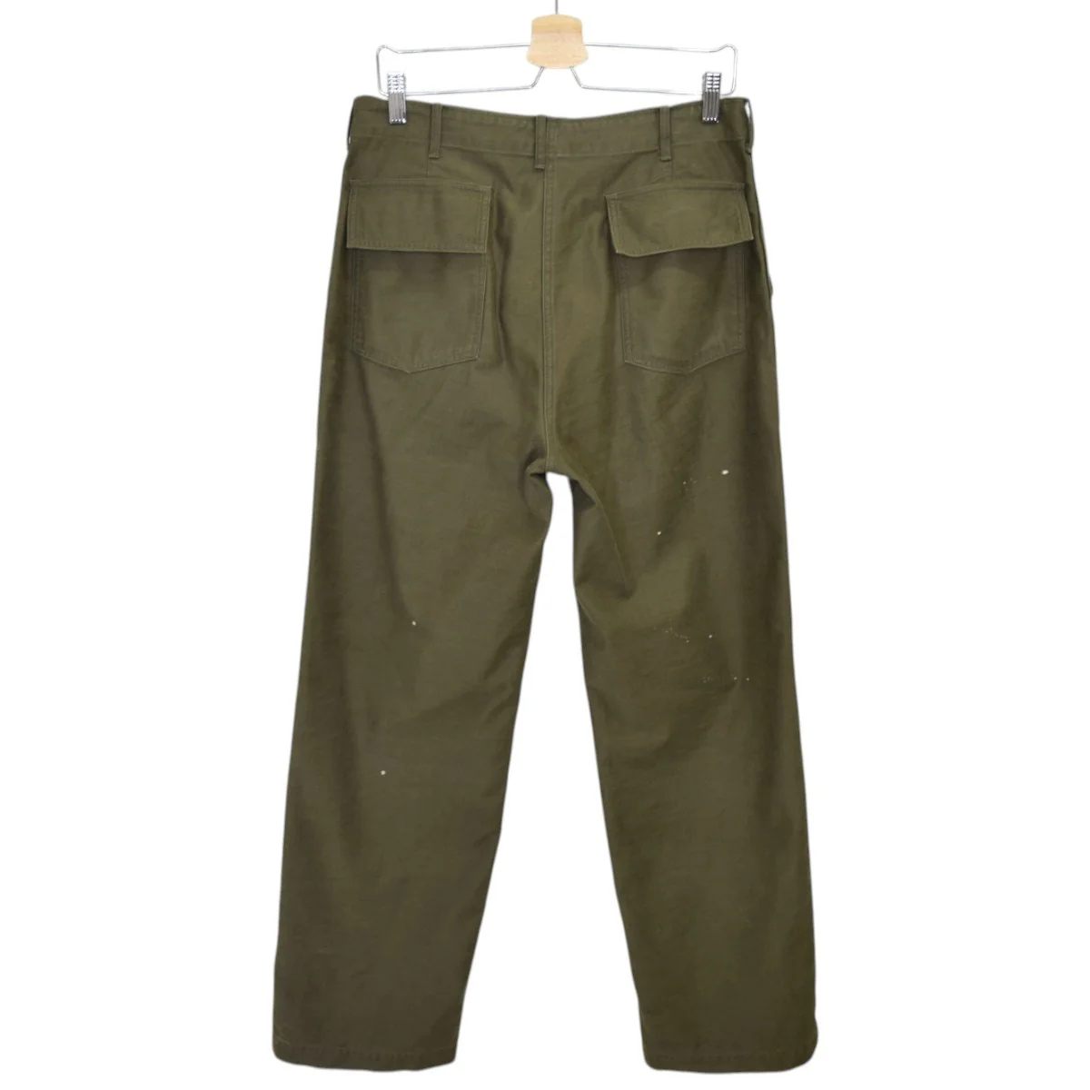 WASHED BAGGY SATIN BLEACHED BAKER PANTSバギーブリーチベイカーパンツA25AP01BP - Image 2