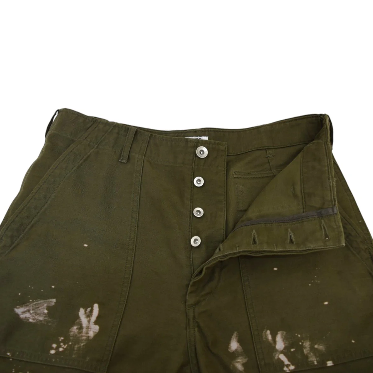 WASHED BAGGY SATIN BLEACHED BAKER PANTSバギーブリーチベイカーパンツA25AP01BP - Image 3